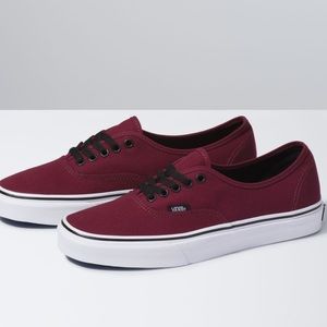 Maroon Vans